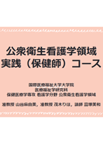 公衆衛生看護学領域 実践コース（保健師国家試験受験資格取得）案内資料の画像